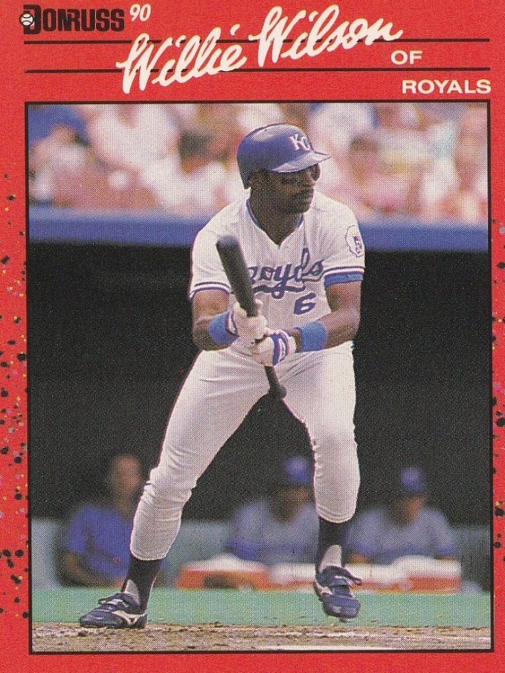 Willie Wilson - Donruss 90 Baseball Card